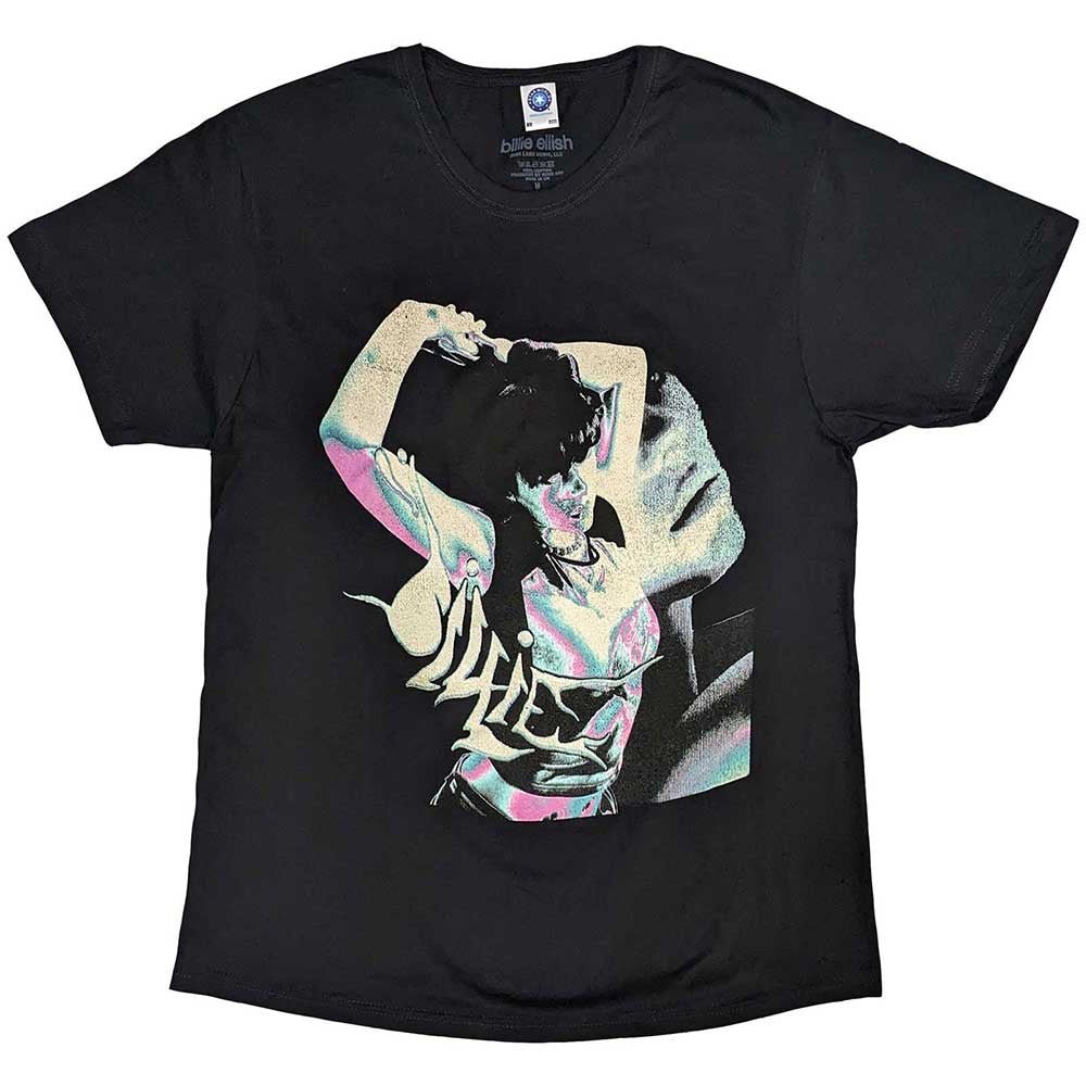 【予約商品】 BILLIE EILISH ビリーアイリッシュ - Portrait / Charcoal Grey / Tシャツ / メンズ - PGS